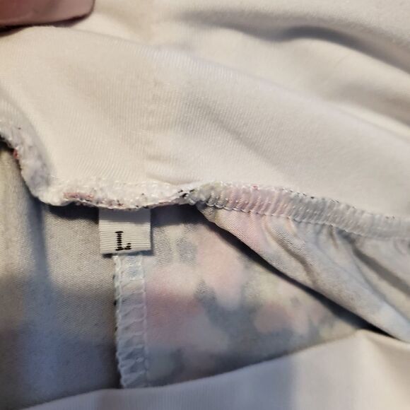 Hde black Multicolor Wide Band Floral Design Lightweight lounge pants size Large - Picture 4 of 4